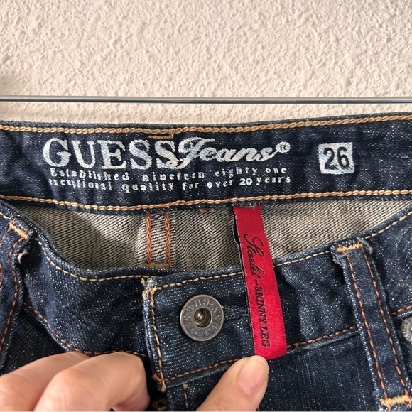 Guess Jeans Starlet Skinny Leg Low Rise Women Size 26 - Picture 4 of 10